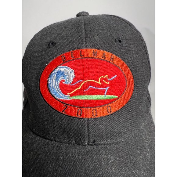 Delmar Racetrack 2000 Cap  OS Adjustable Black, Red   Cotton - Picture 15 of 16